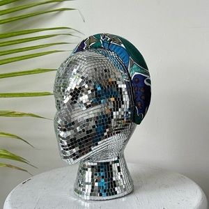 Handmade vintage scrap fabric headband